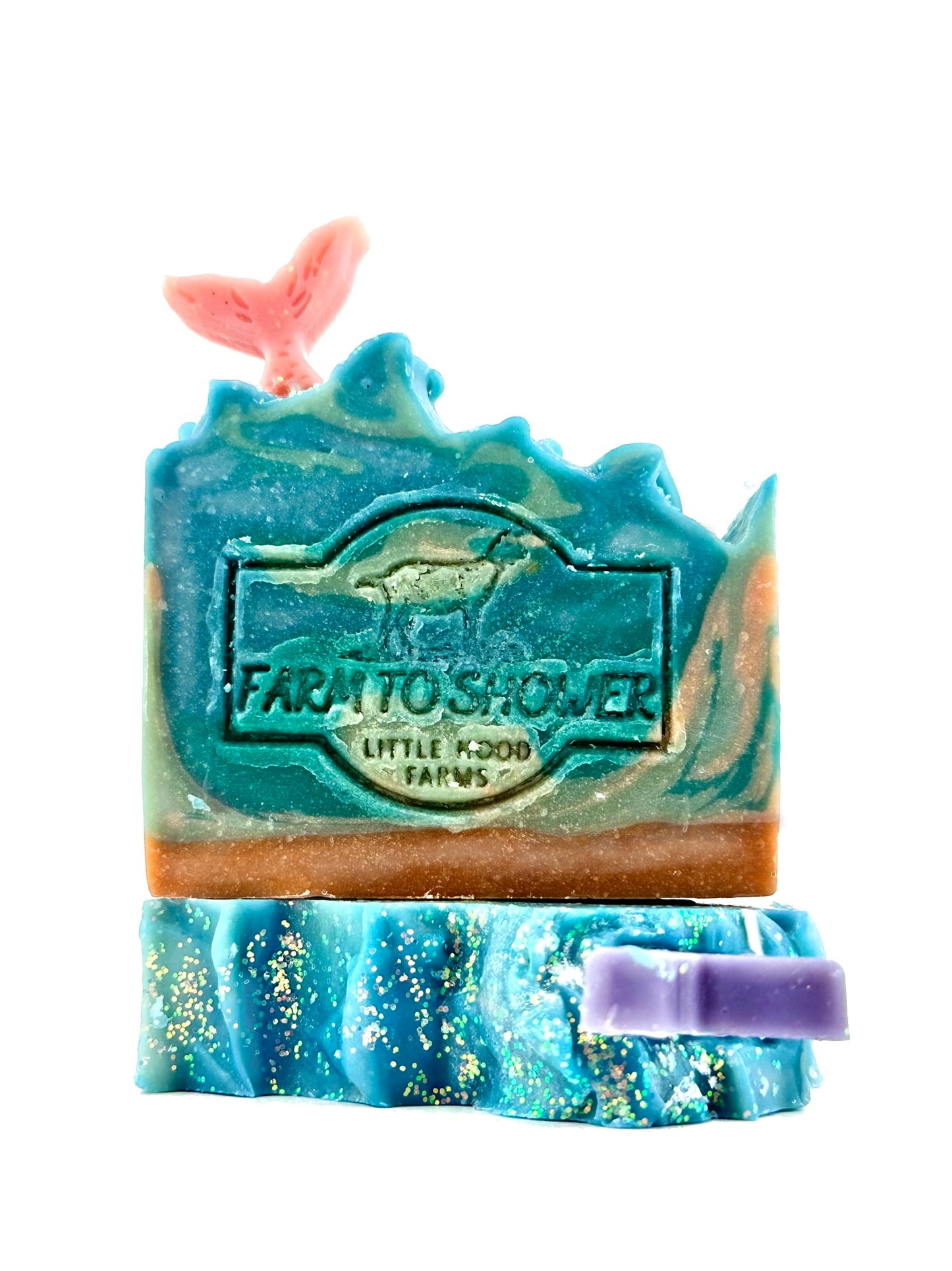 Goat milk soap, handmade soap, natural soap, cold process soap, bar soap, mermaid soap, mermaid, girls soap, birthday gift, birthday soap